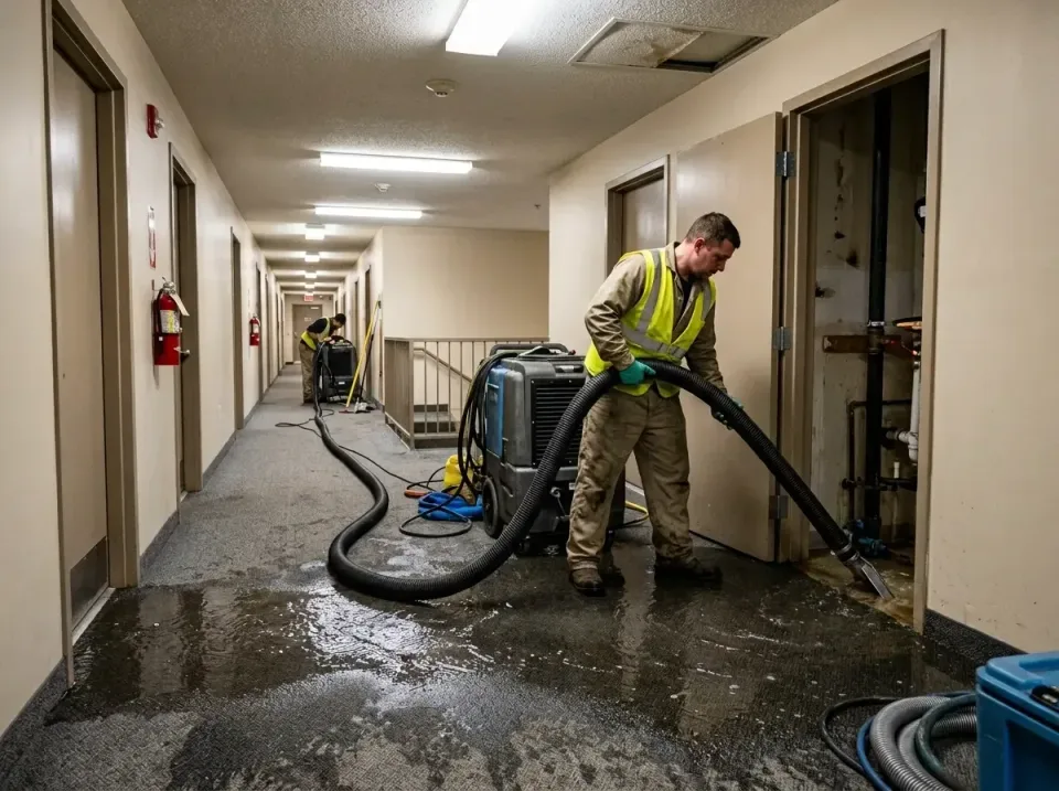 multi-unit-apartment-hallway-f-005 — frequently asked questions, Emergency Burst Pipe Water Extraction & Removal in Newingto…